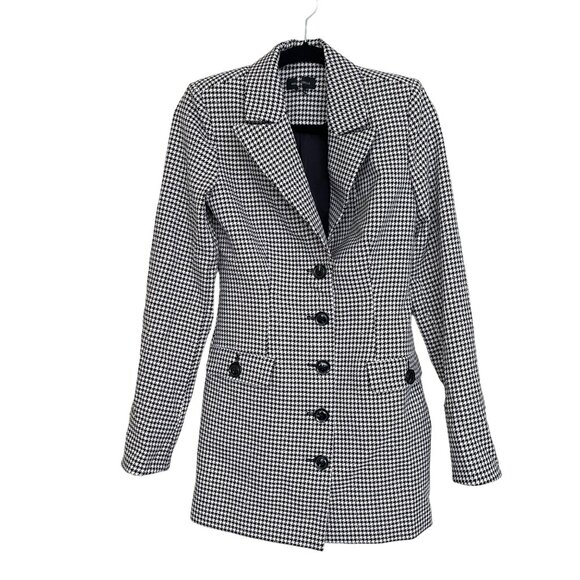 Majorelle Jacket Dress & Corset 2 Piece Set Houndstooth Sz Small NWOT - Picture 2 of 7